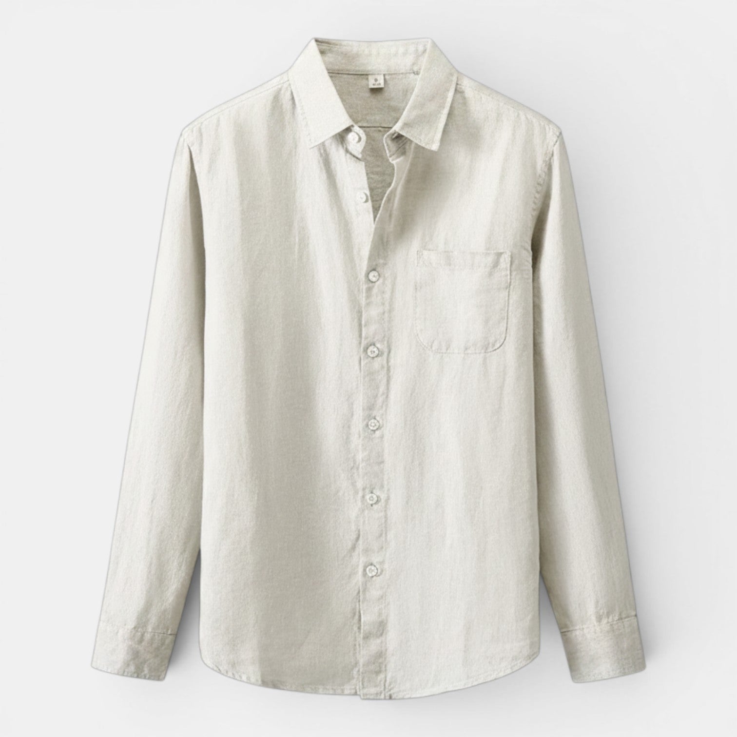 Monvaline | Men’s Linen Shirt Loose Fit Summer Breathable Comfort Wear