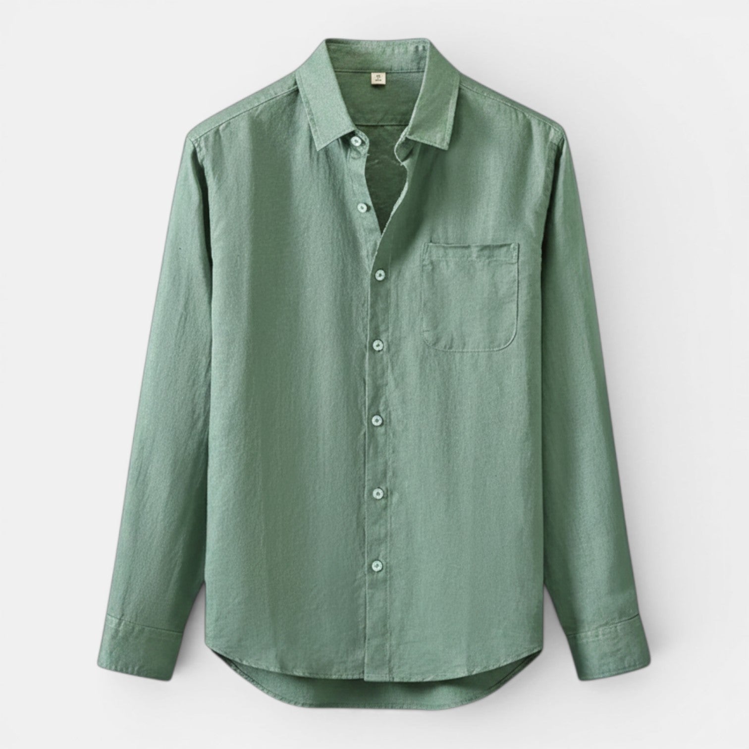 Monvaline | Men’s Linen Shirt Loose Fit Summer Breathable Comfort Wear