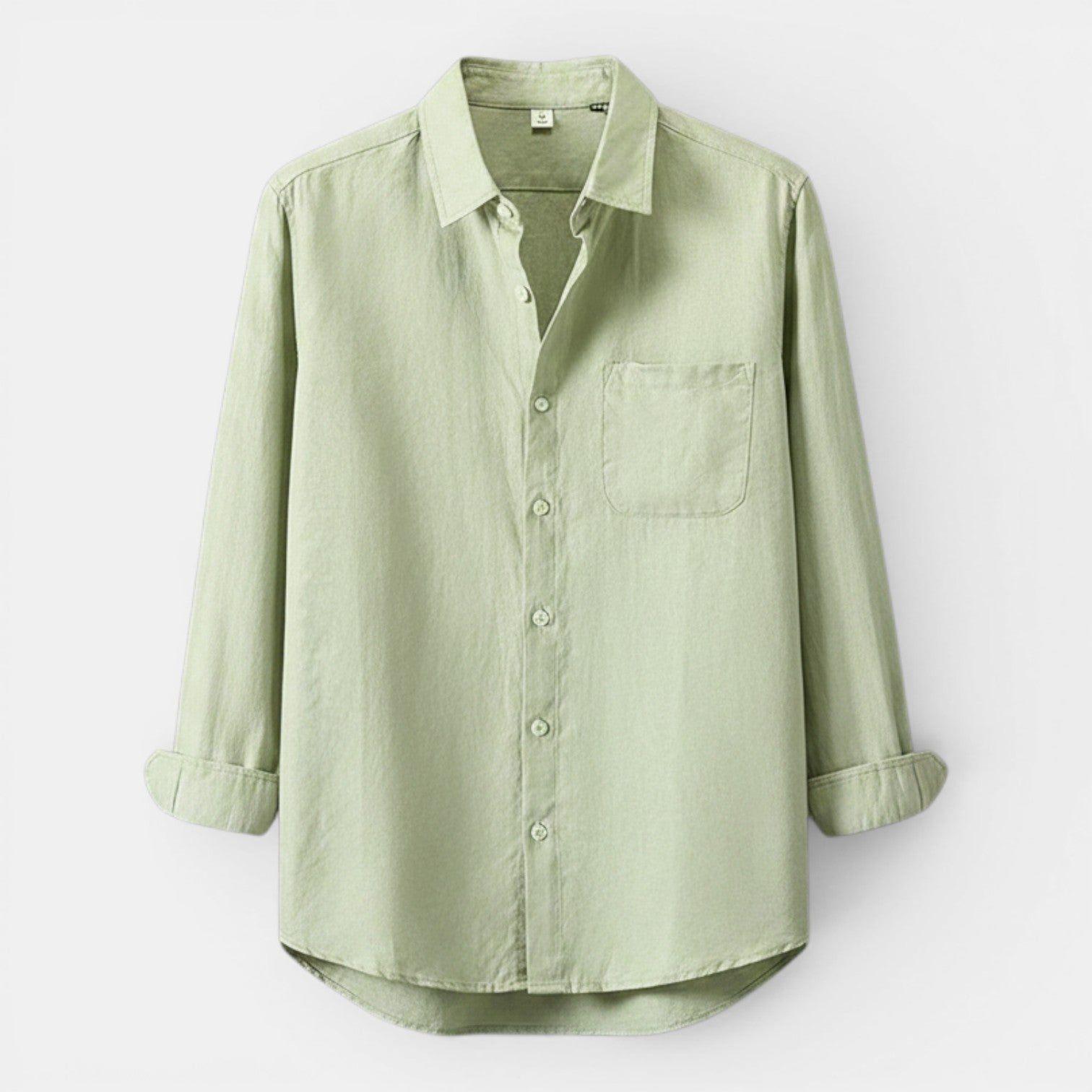 Monvaline | Men’s Linen Shirt Loose Fit Summer Breathable Comfort Wear