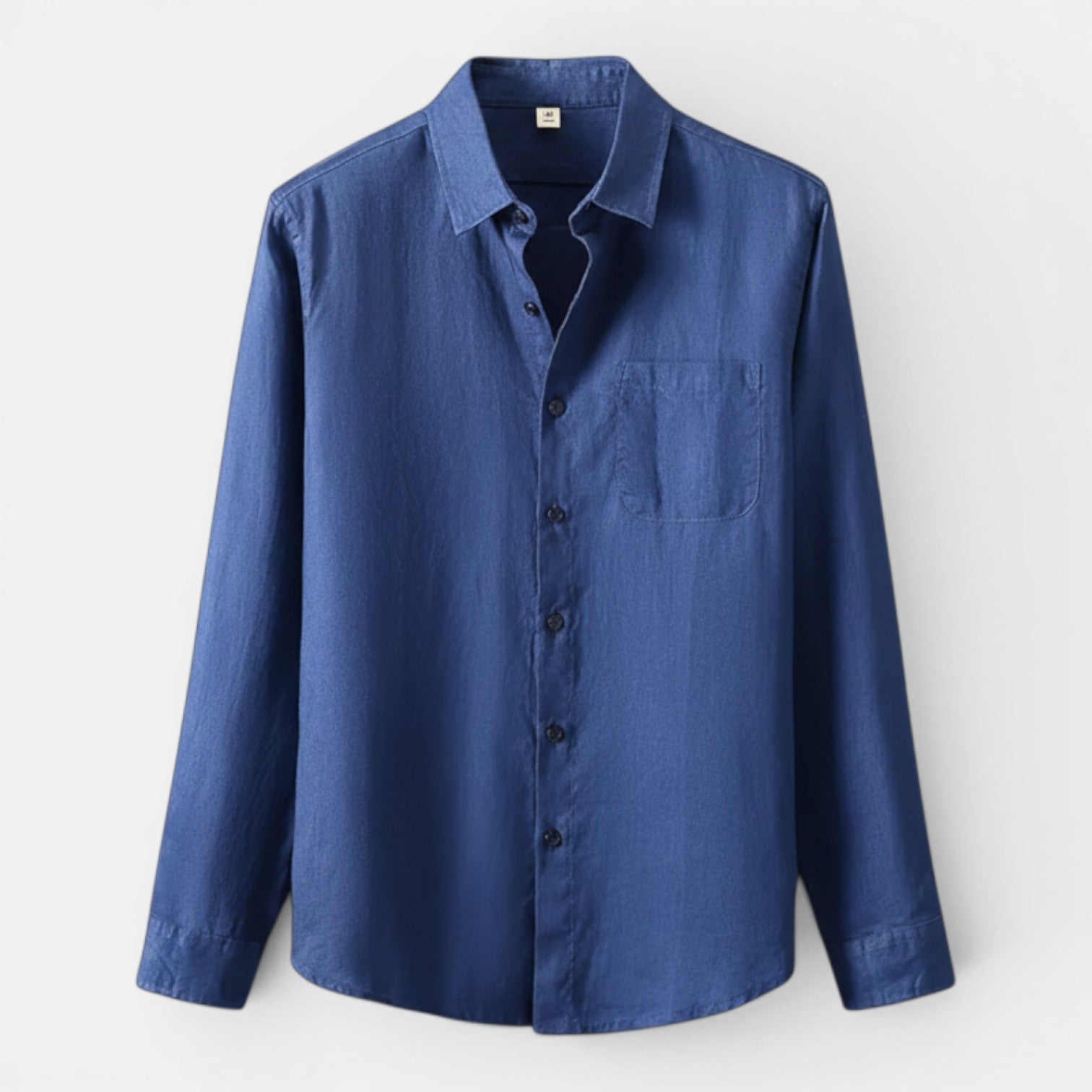 Monvaline | Men’s Linen Shirt Loose Fit Summer Breathable Comfort Wear