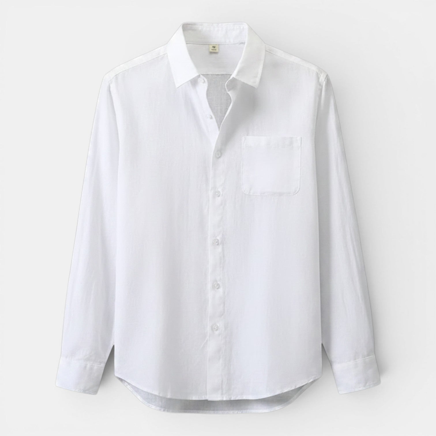 Monvaline | Men’s Linen Shirt Loose Fit Summer Breathable Comfort Wear