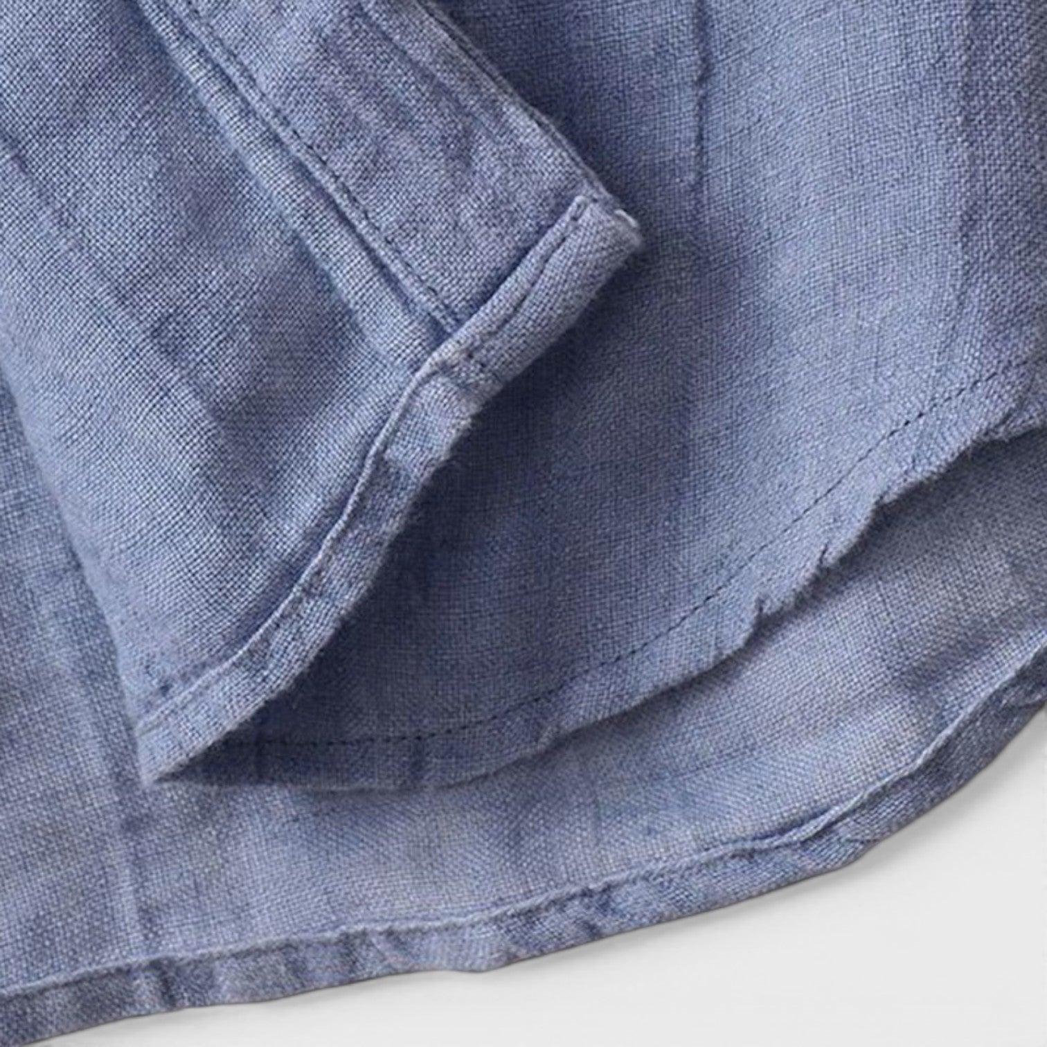 Monvaline | Men’s Linen Shirt Short Sleeve – Lightweight Summer Button Up