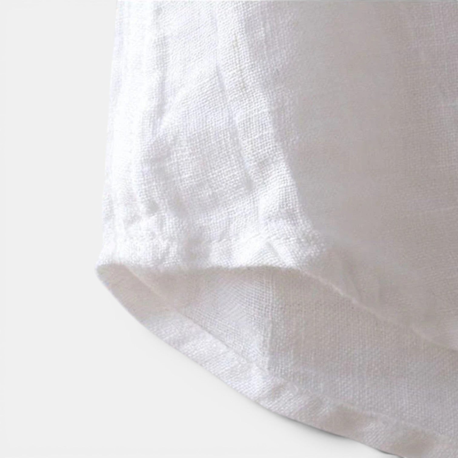 Monvaline | Men’s Linen Shirt Short Sleeve – Lightweight Summer Button Up