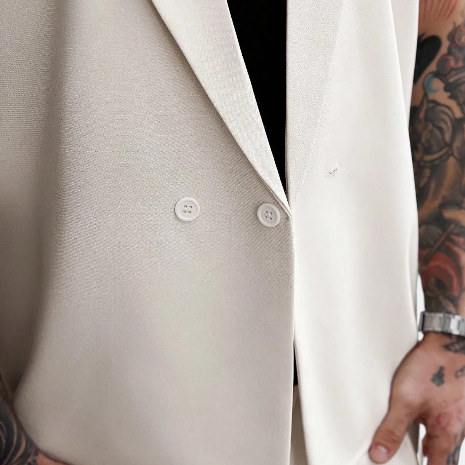 Monvaline | Men's Short Sleeve Blazer & Trouser Set Regular Fit Formal