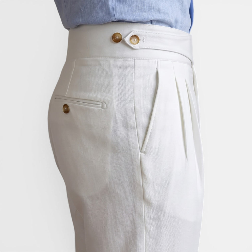 Monvaline | Men’s Slim Fit Trousers Stretch Comfort Anti-Wrinkle
