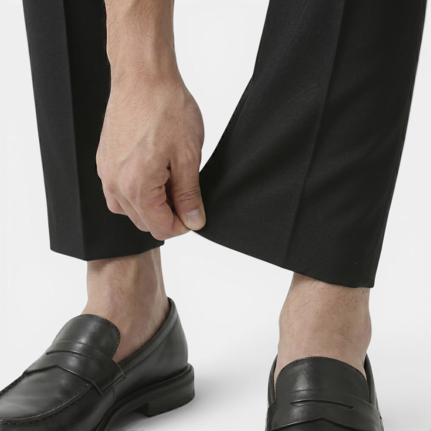Monvaline | Men’s Stretch Trousers – Slim Fit Comfort Tailored Style