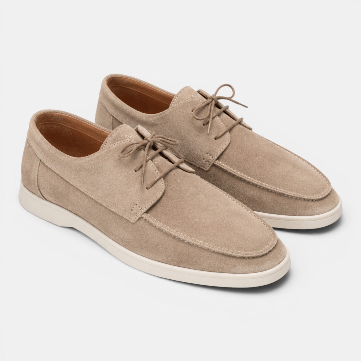 Monvaline | Men’s Suede Lace Shoes for Smart Casual Summer Outfits