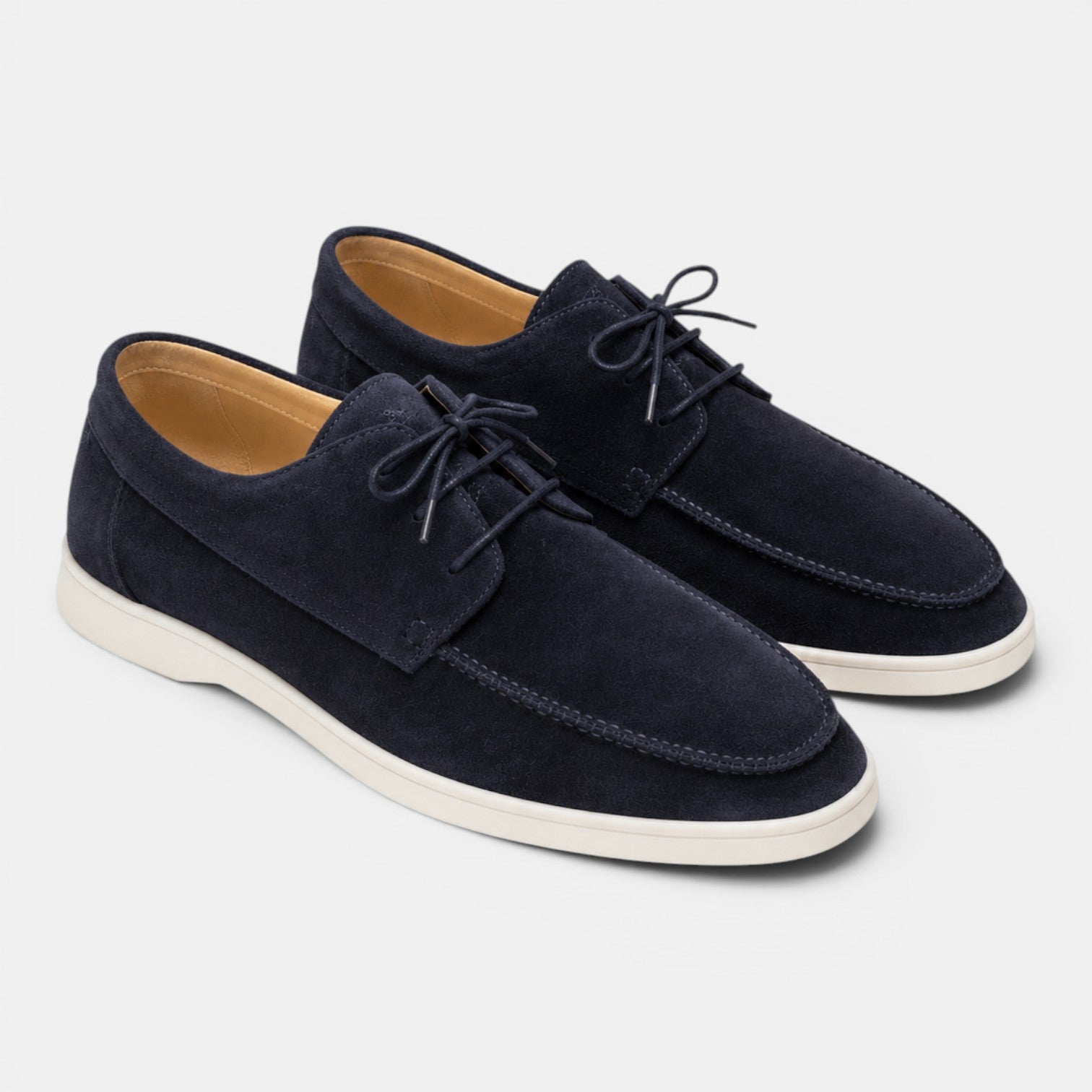 Monvaline | Men’s Suede Lace Shoes for Smart Casual Summer Outfits