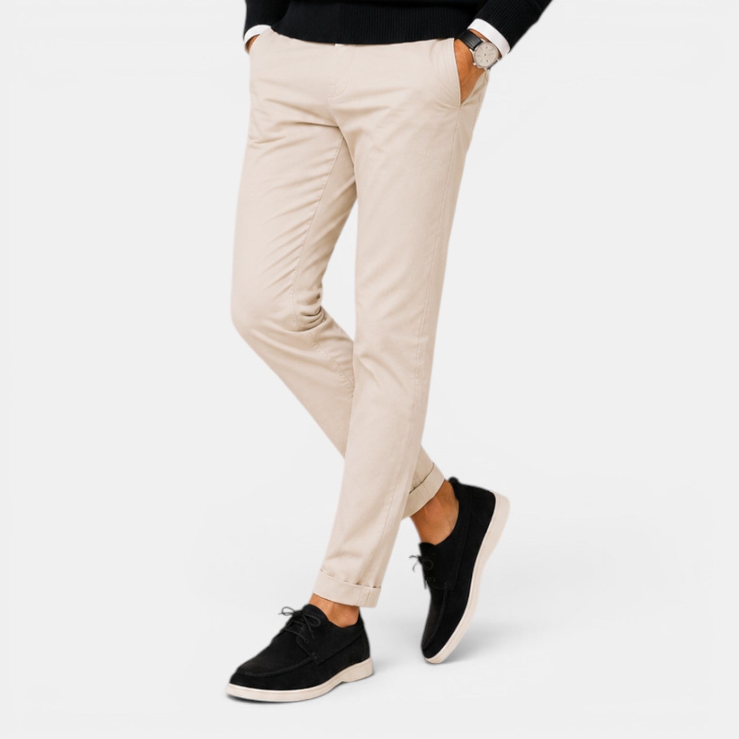 Monvaline | Men’s Suede Lace Shoes for Smart Casual Summer Outfits