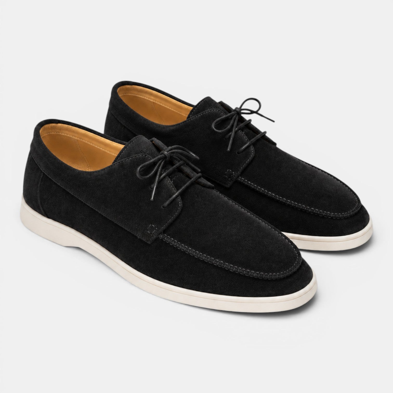 Monvaline | Men’s Suede Lace Shoes for Smart Casual Summer Outfits