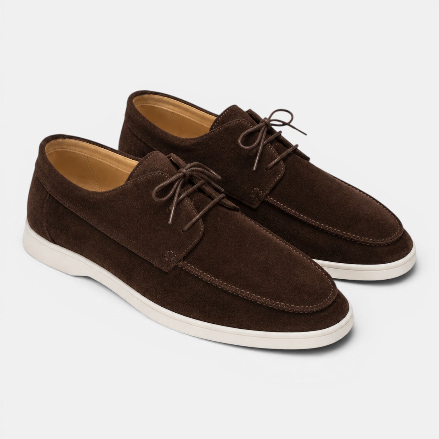 Monvaline | Men’s Suede Lace Shoes for Smart Casual Summer Outfits
