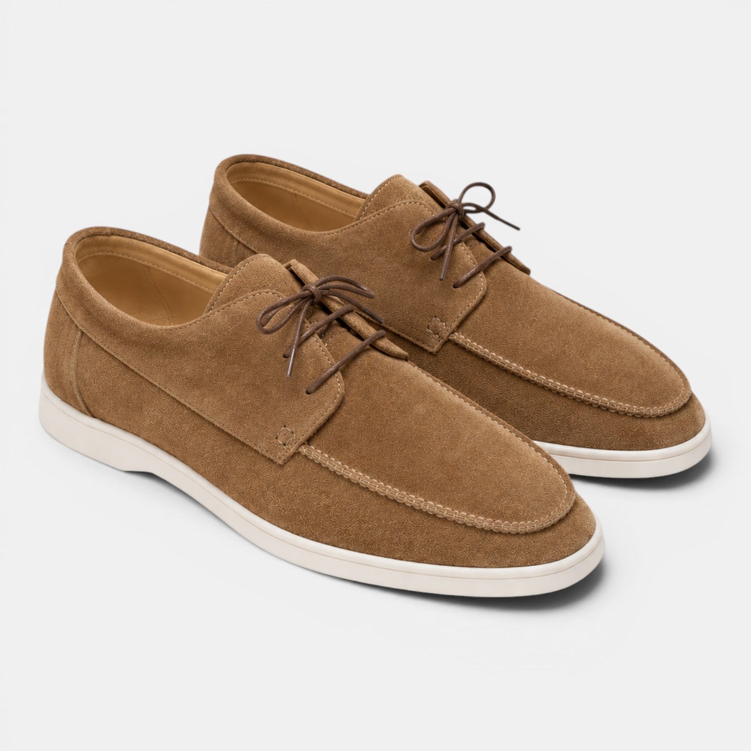 Monvaline | Men’s Suede Lace Shoes for Smart Casual Summer Outfits
