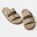 Monvaline | Men’s Summer Beach Sandals – Comfortable Double Strap Slides