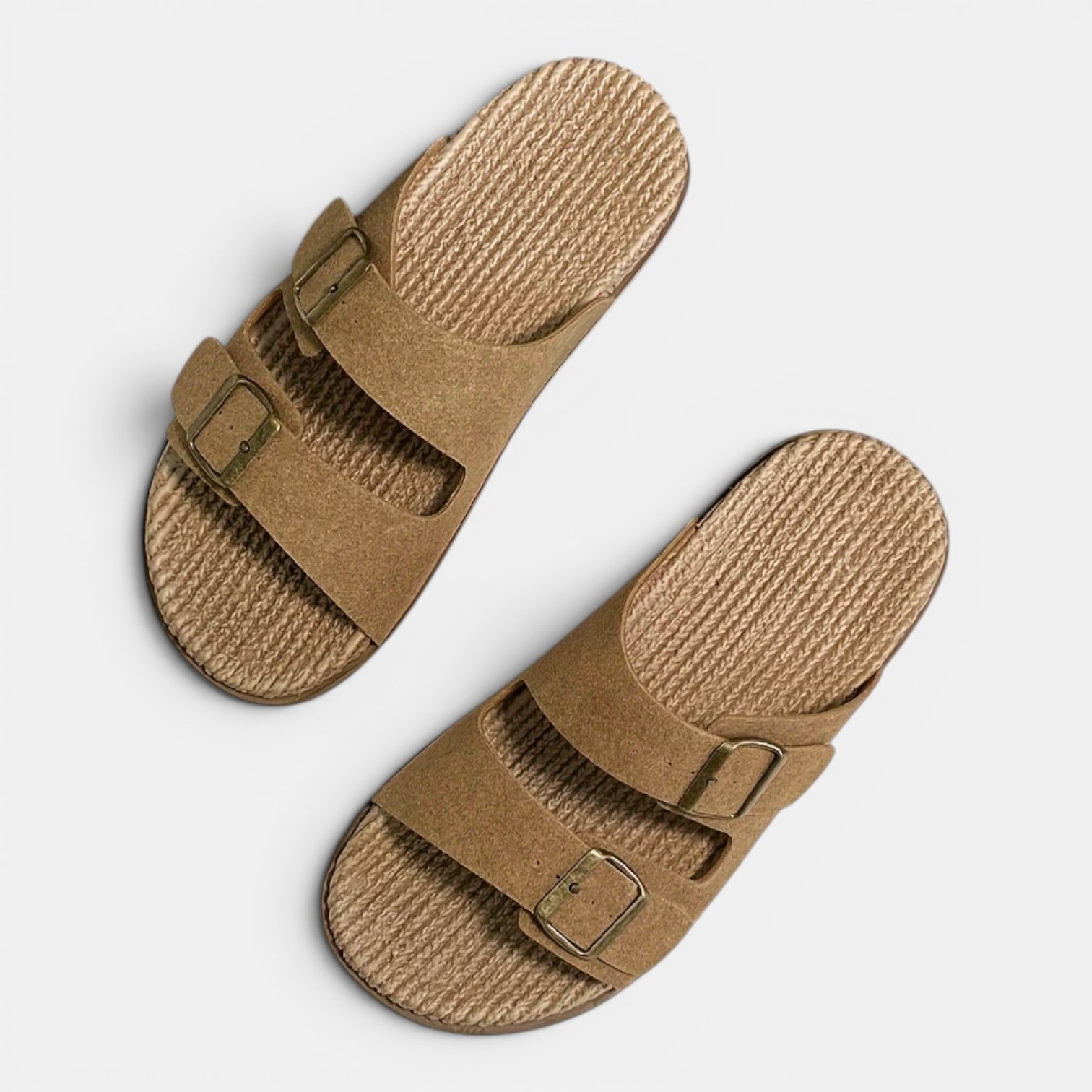 Monvaline | Men’s Summer Beach Sandals – Comfortable Double Strap Slides