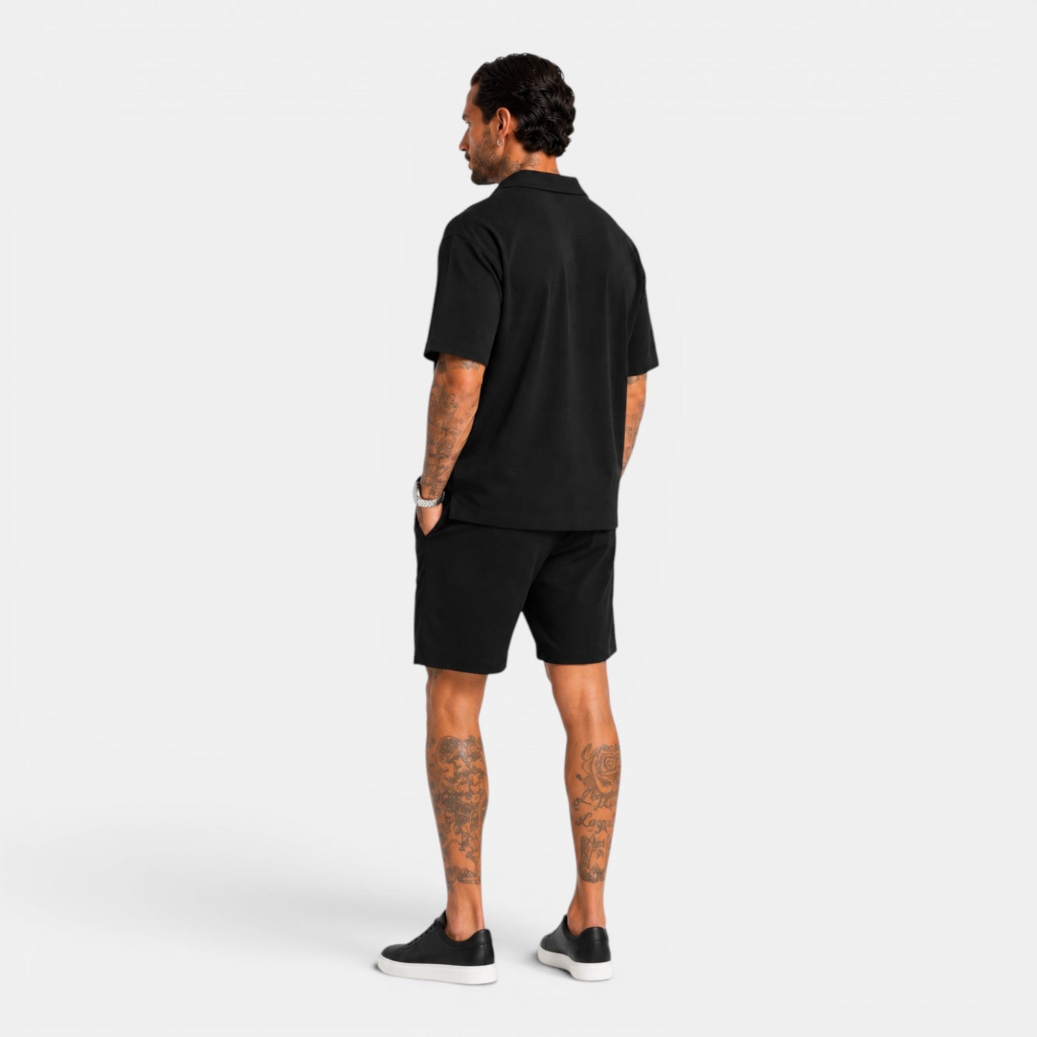 Monvaline | Men's Summer Polo & Shorts Set Lightweight Casual Co-Ord