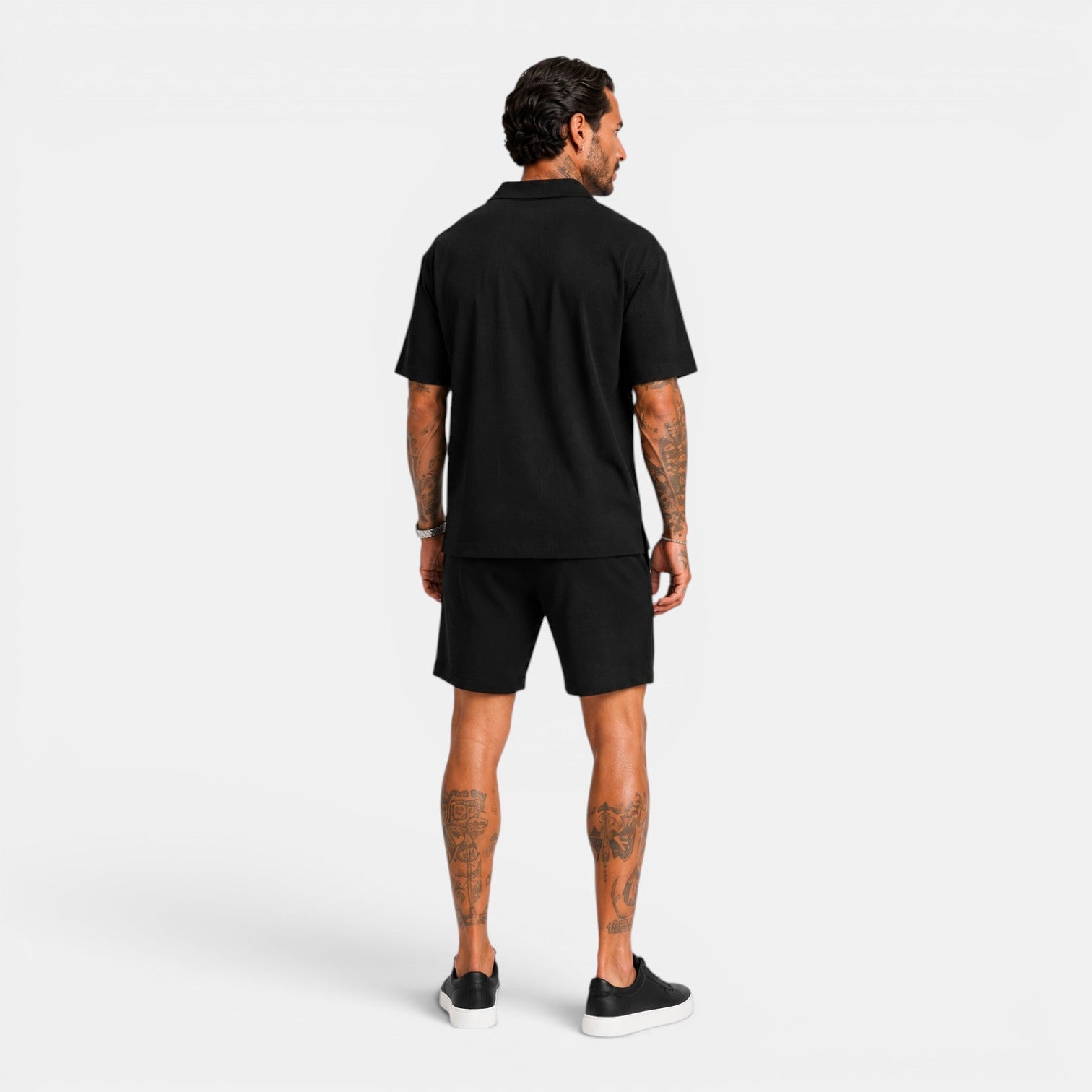 Monvaline | Men's Summer Polo & Shorts Set Lightweight Casual Co-Ord