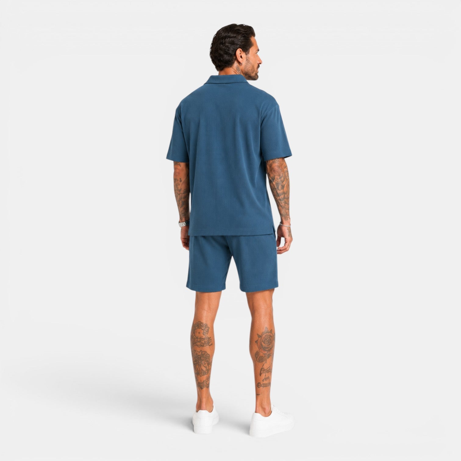 Monvaline | Men's Summer Polo & Shorts Set Lightweight Casual Co-Ord