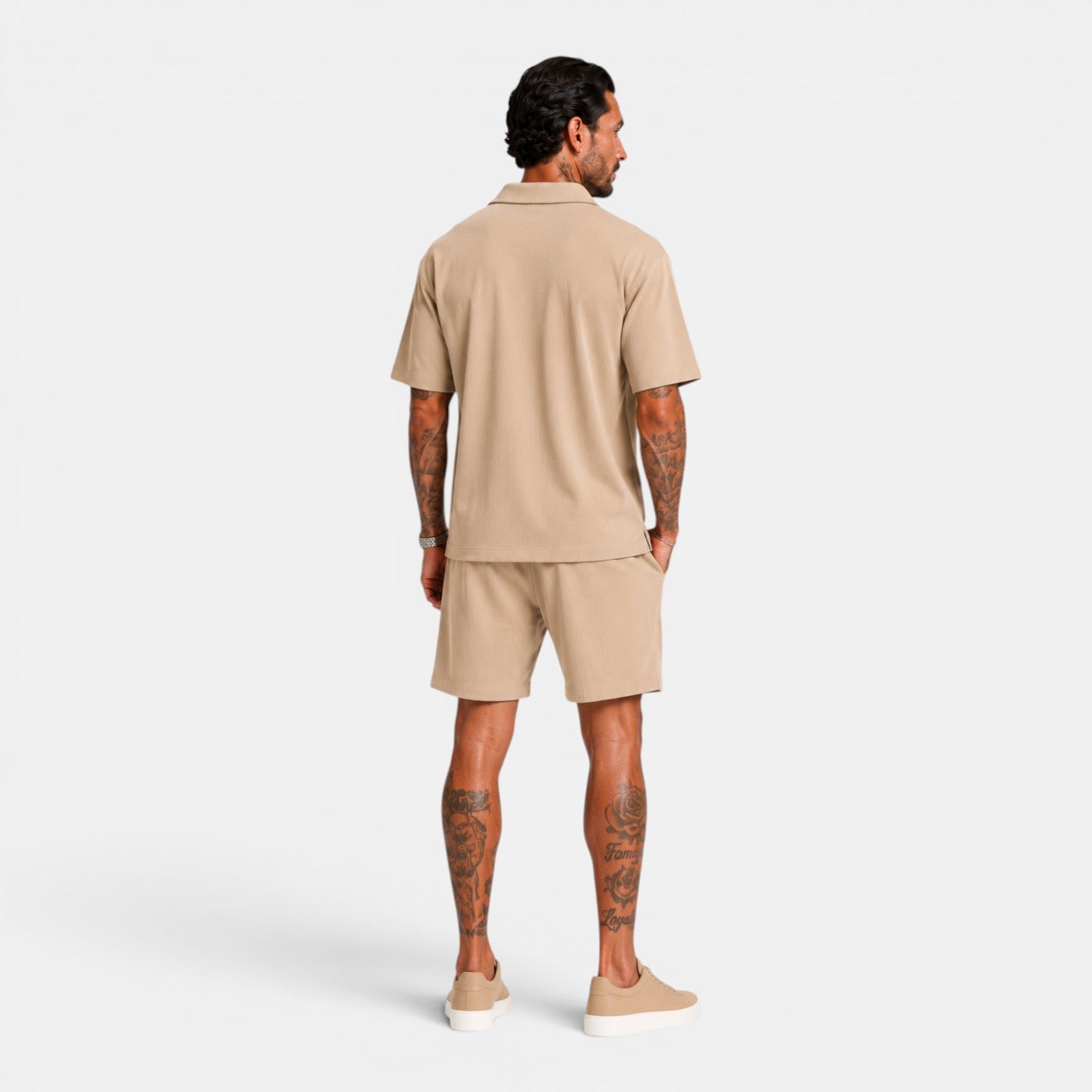 Monvaline | Men's Summer Polo & Shorts Set Lightweight Casual Co-Ord