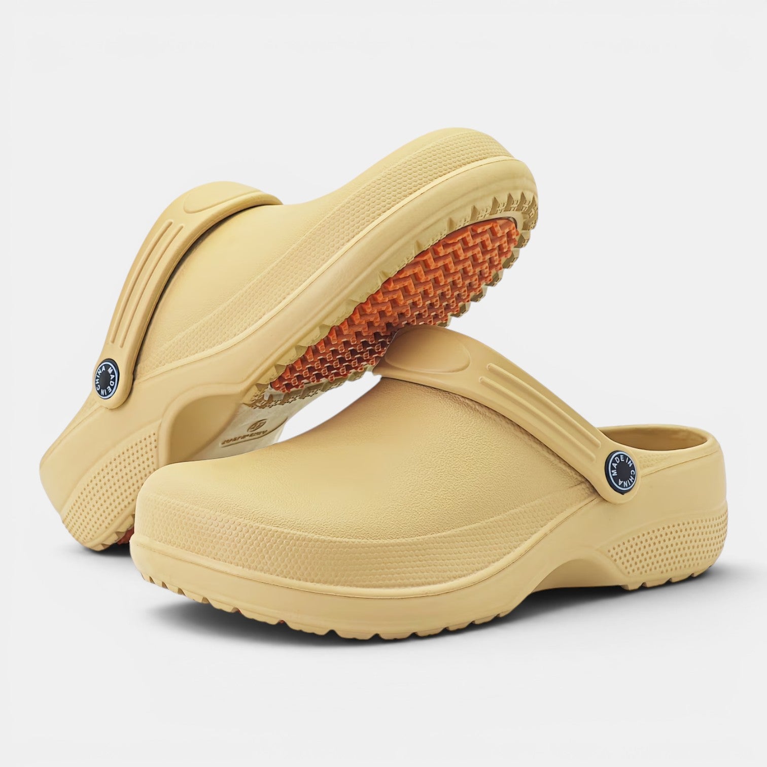 Monvaline | Men’s Waterproof Garden Shoes – Non-Slip Outdoor Slippers