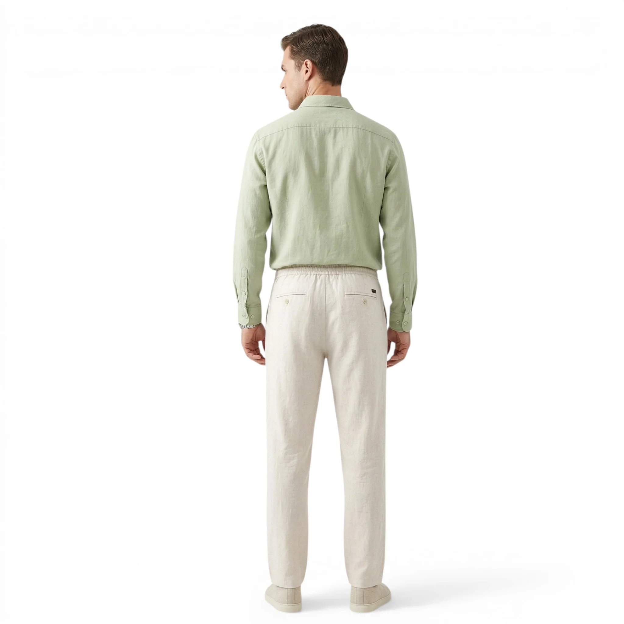 Monvaline | Men’s Linen Set Breathable Comfort Summer Relaxed Fit 2-Piece
