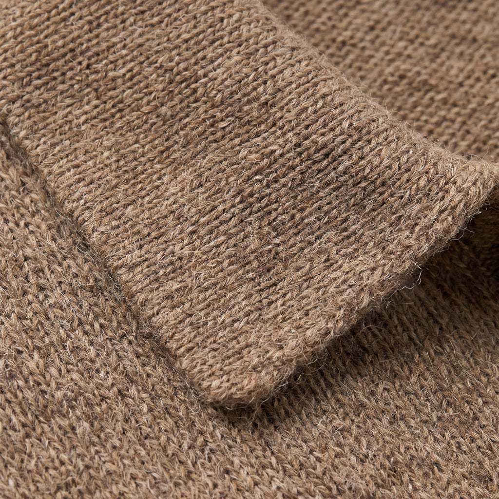 Monvaline | Men's Knitted Acrylic Blend Polo Sweater - Classic Long Sleeve Smart-Casual Jumper