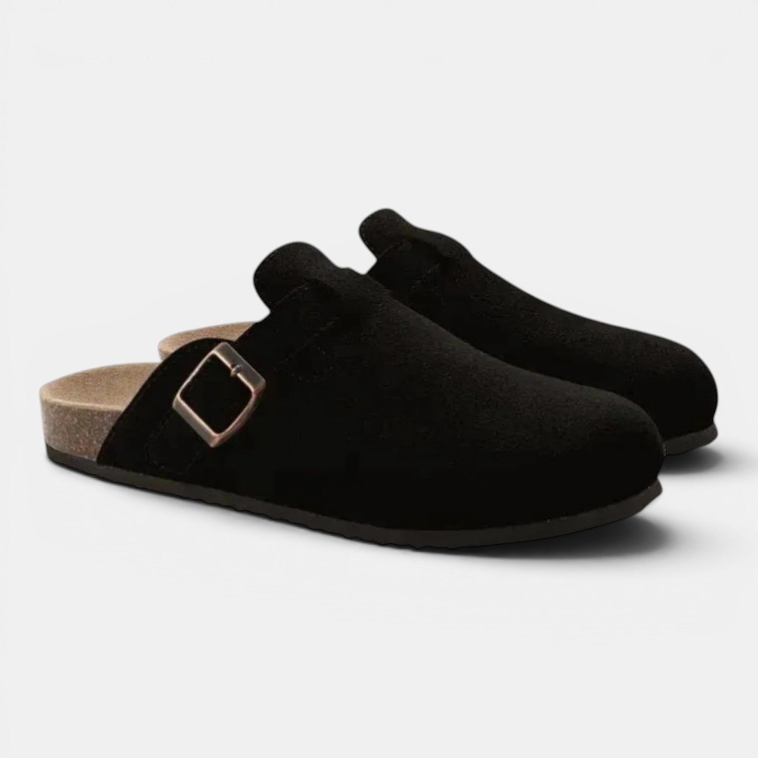 Monvaline | Men’s Suede Slip-On Clogs Comfortable Lightweight Daily Wear