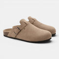 Monvaline | Men’s Suede Slip-On Clogs Comfortable Lightweight Daily Wear