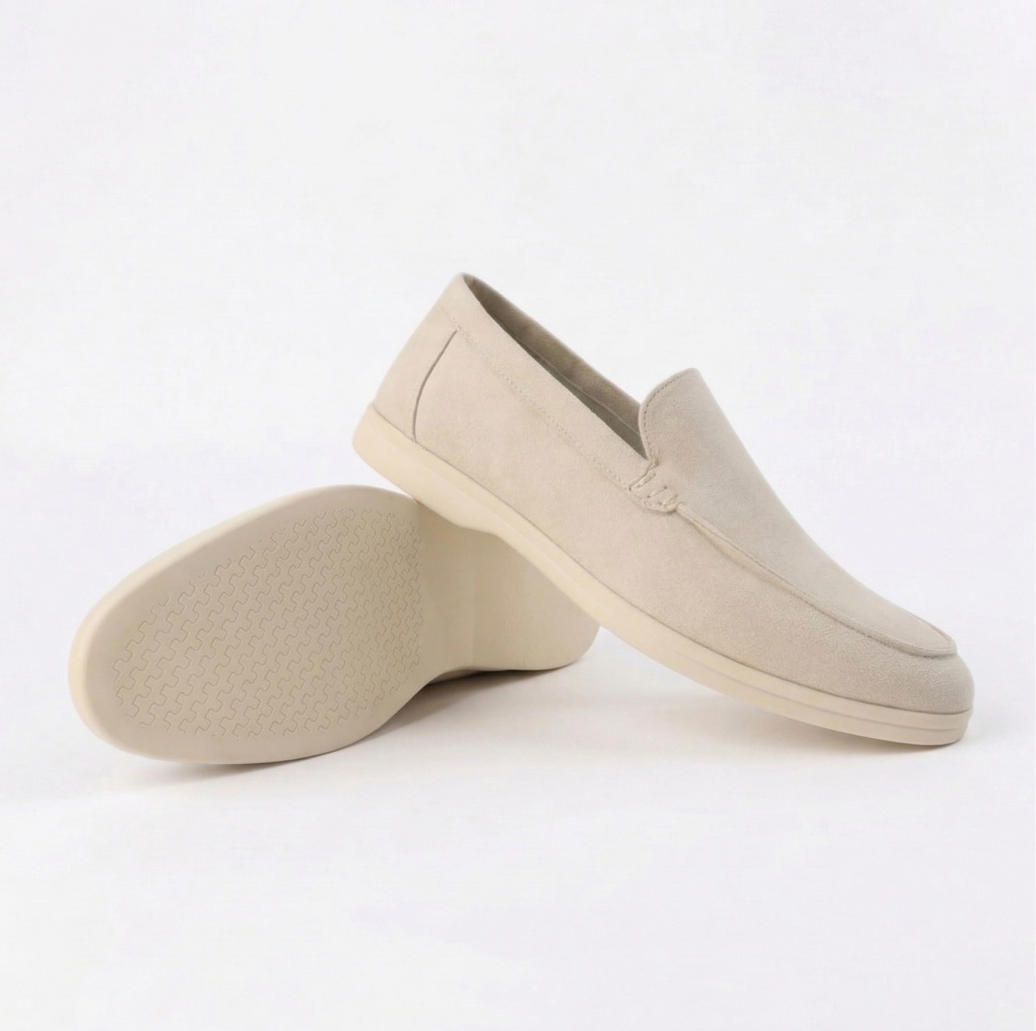 Monvaline | Men’s Suede Loafers Slip-On Comfortable Smart Casual Shoes