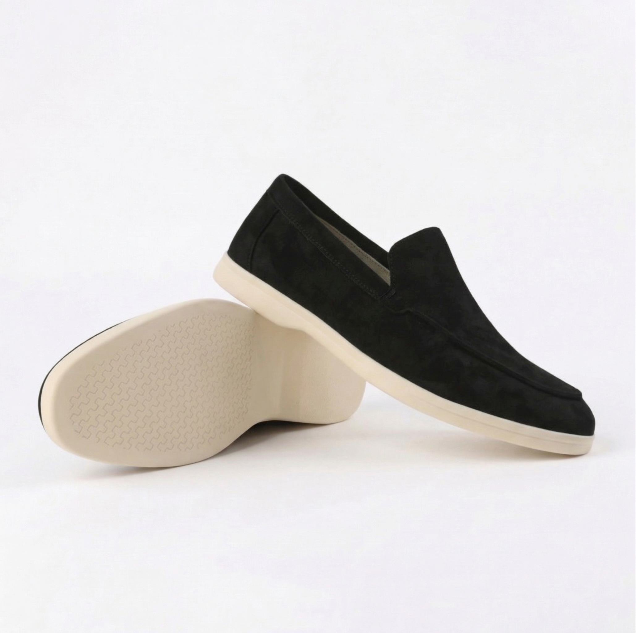 Monvaline | Men’s Suede Loafers Slip-On Comfortable Smart Casual Shoes