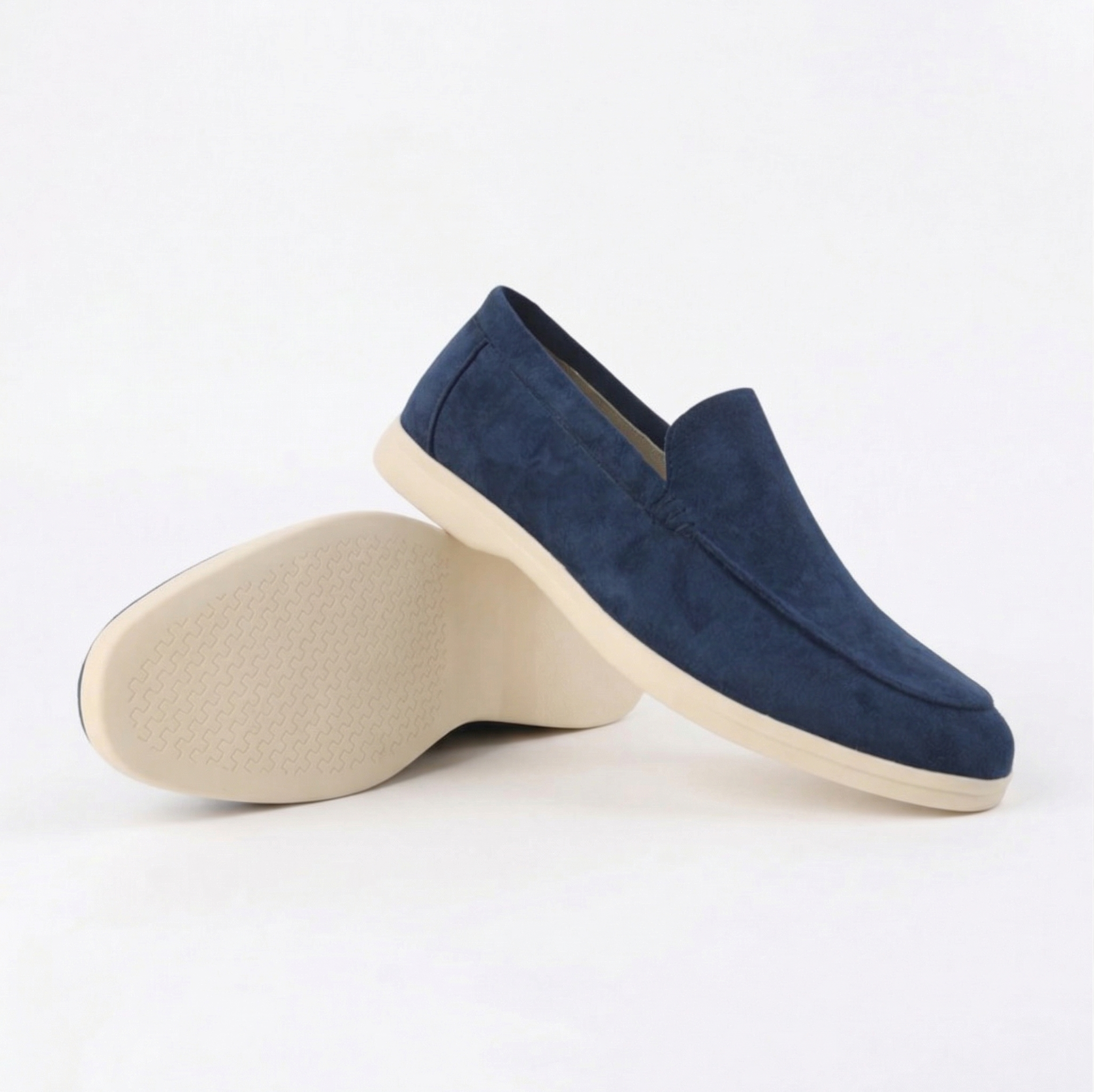 Monvaline | Men’s Suede Loafers Slip-On Comfortable Smart Casual Shoes