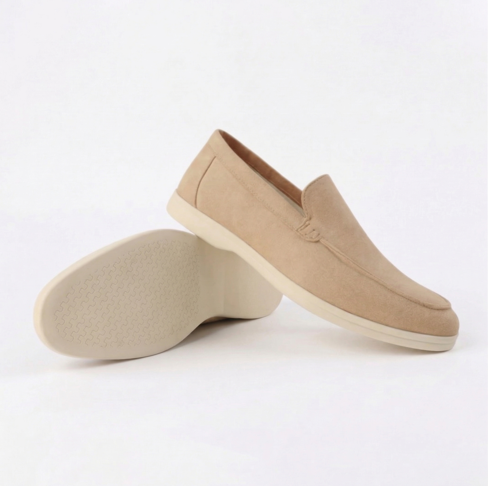 Monvaline | Men’s Suede Loafers Slip-On Comfortable Smart Casual Shoes