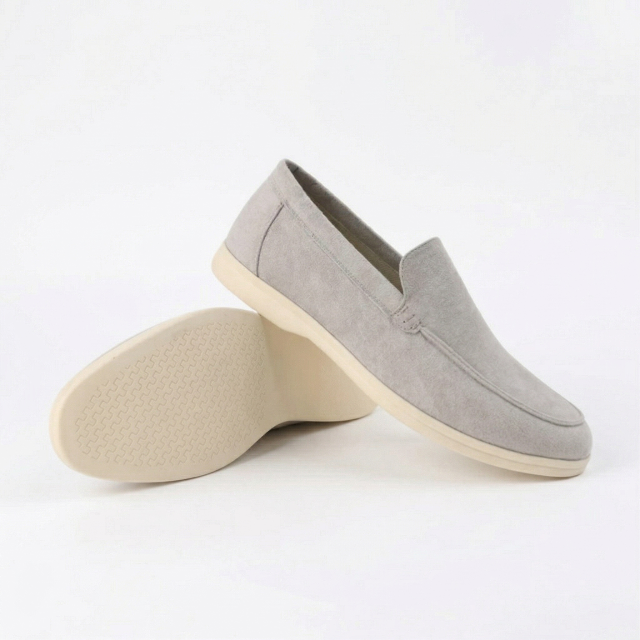 Monvaline | Men’s Suede Loafers Slip-On Comfortable Smart Casual Shoes