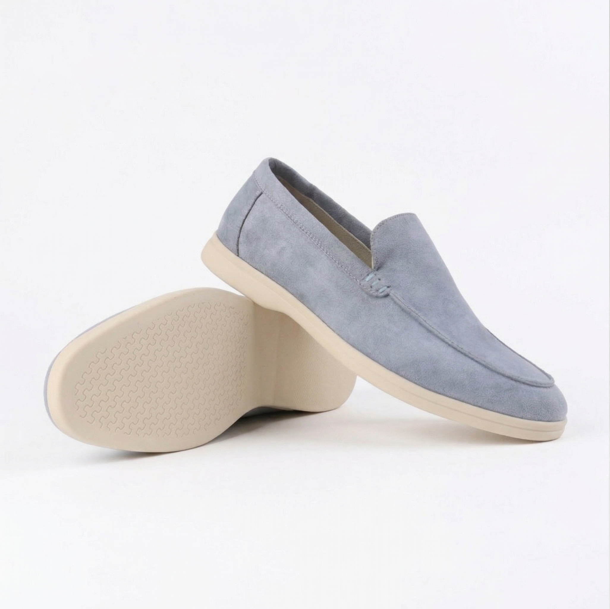 Monvaline | Men’s Suede Loafers Slip-On Comfortable Smart Casual Shoes
