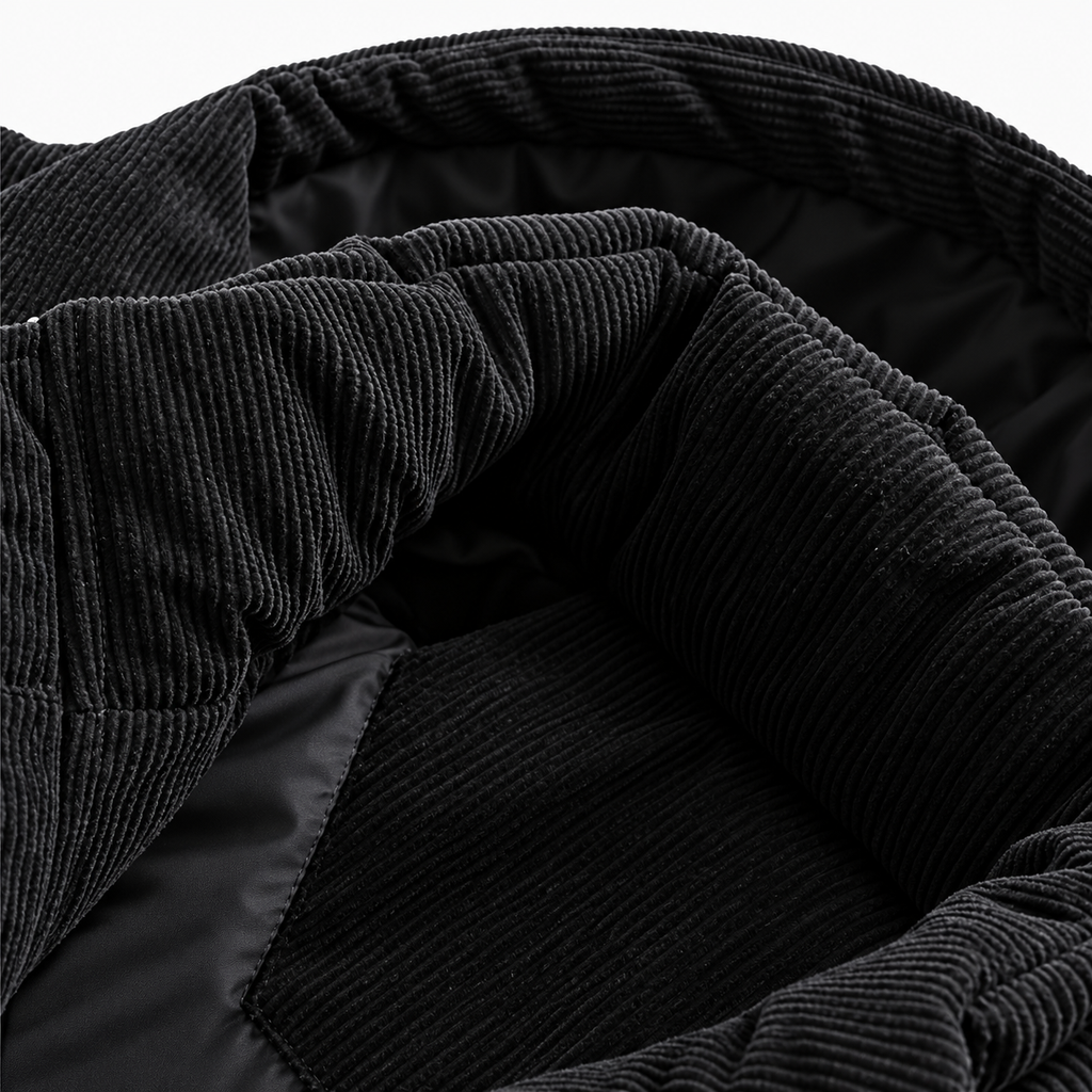 Monvaline | Men’s Puffer Jacket Quilted Coat with Hood for Winter