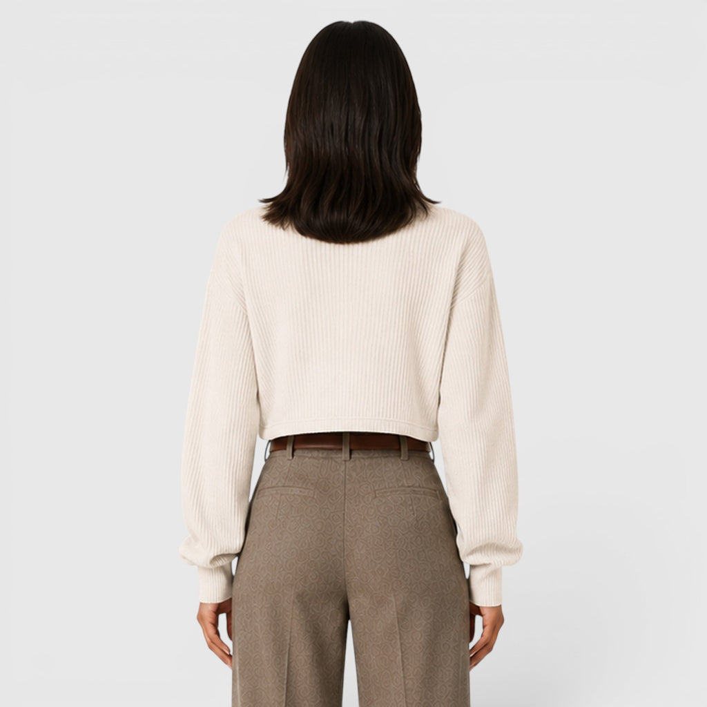 Monvaline | Women's Premium Knit Elegant Roll Neck Jumper