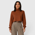 Monvaline | Women's Premium Knit Elegant Roll Neck Jumper