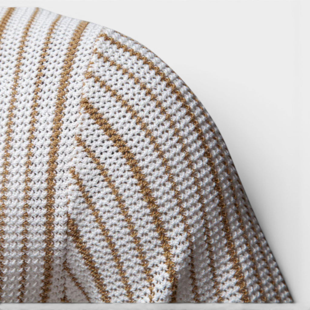 Monvaline | Men's Knitted Striped Shirt Lightweight Summer Relaxed Fit