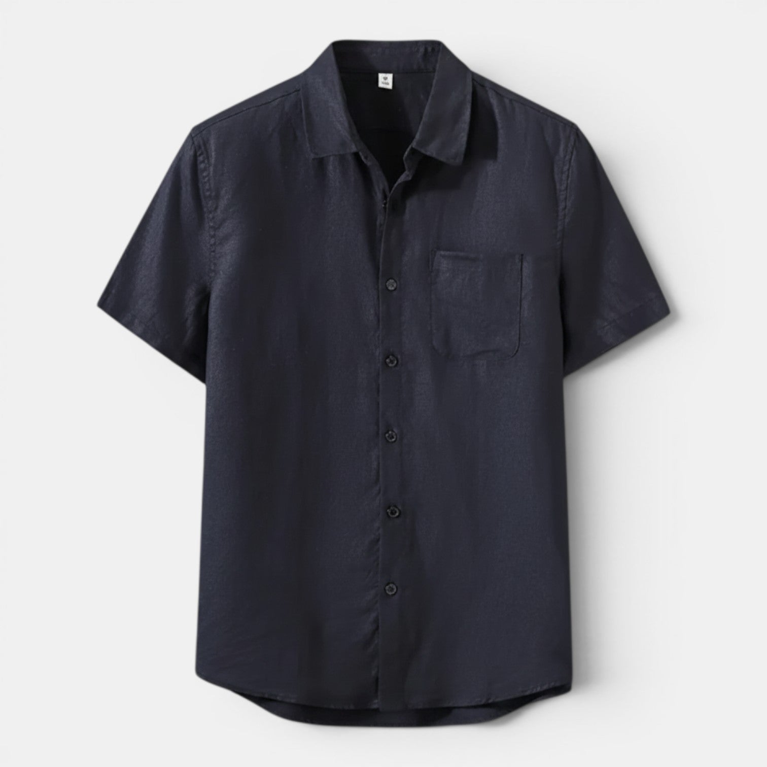 Monvaline | Men’s Linen Shirt for Summer Lightweight Short Sleeve