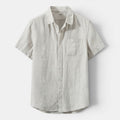 Monvaline | Men’s Linen Shirt for Summer Lightweight Short Sleeve