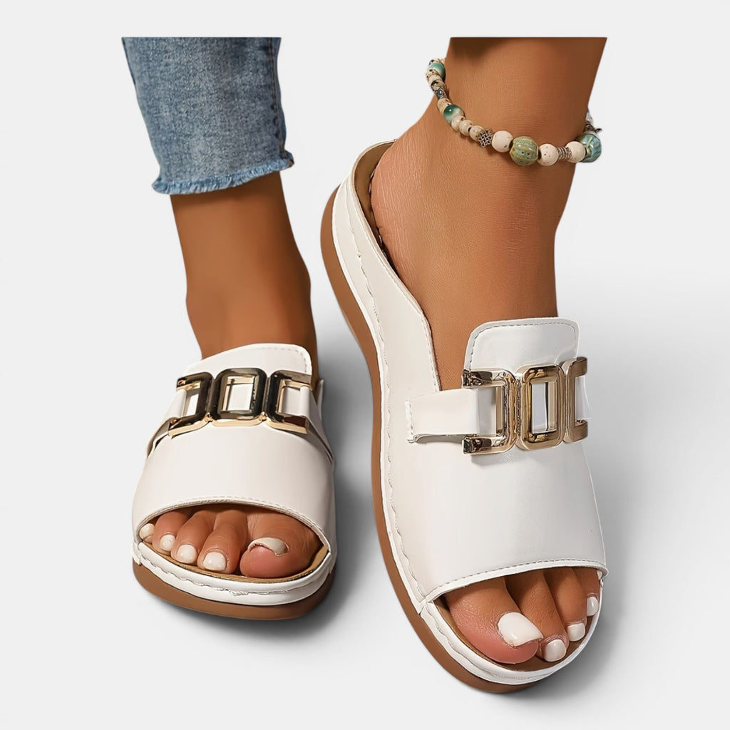 Monvaline | Women’s Comfortable Wedge Sandals for Daily Summer Wear