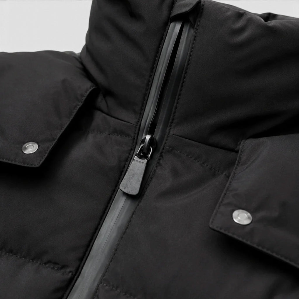 Monvaline | Women’s Hooded Puffer Jacket – Belted Waist & Cold-Weather Warmth