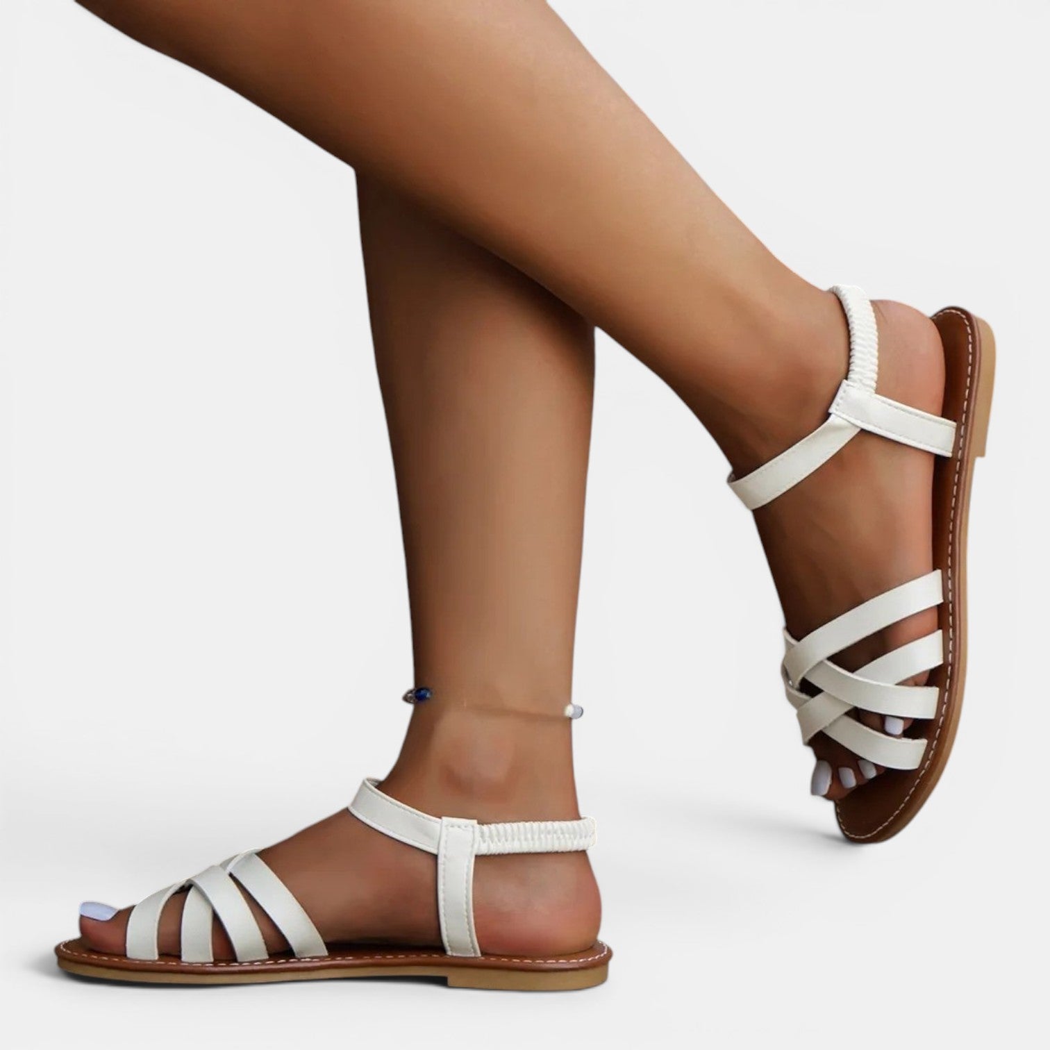 Monvaline | Women’s Comfortable Flat Sandals for Walking Summer Holiday