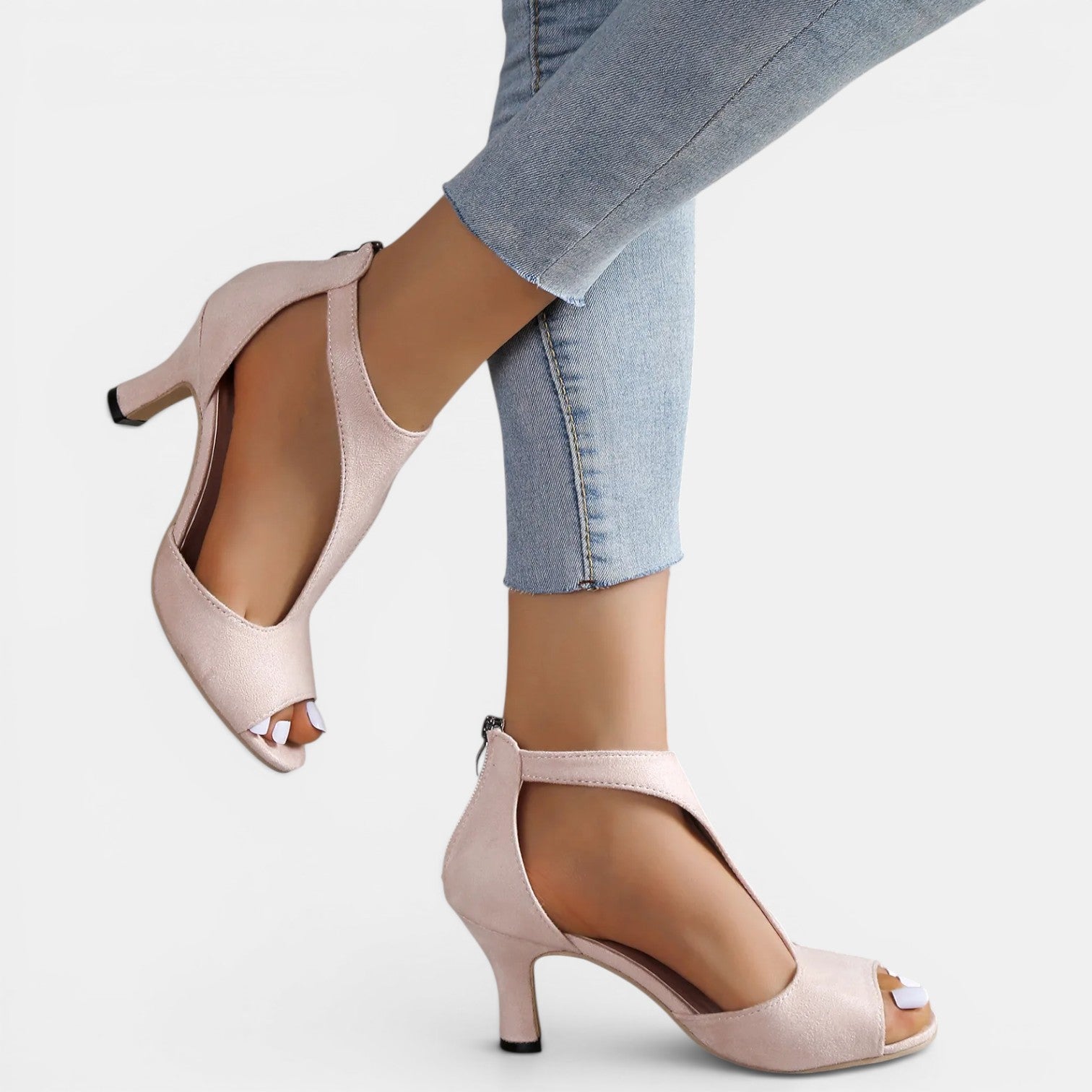 Monvaline | Women’s Comfortable Heeled Sandals for Walking Support Fit