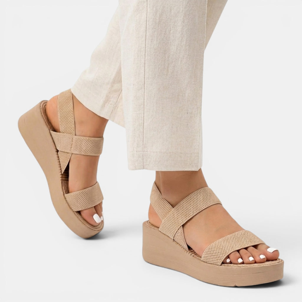 Monvaline | Women’s Comfortable Platform Slippers for Summer Walking