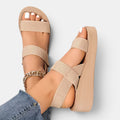 Monvaline | Women’s Comfortable Platform Slippers for Summer Walking
