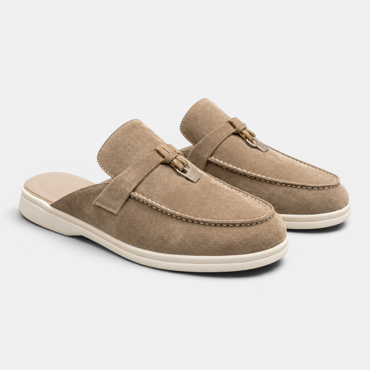 Monvaline | Women’s Comfortable Suede Flat Sandals for Everyday Wear