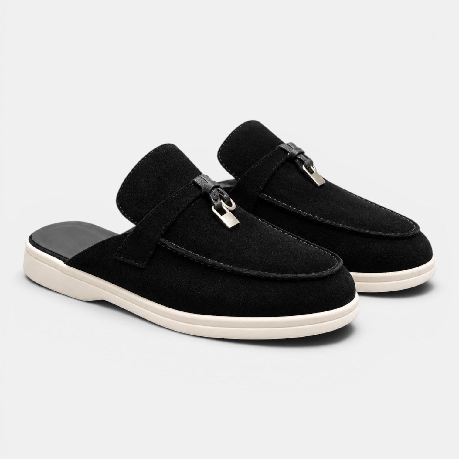 Monvaline | Women’s Comfortable Suede Flat Sandals for Everyday Wear