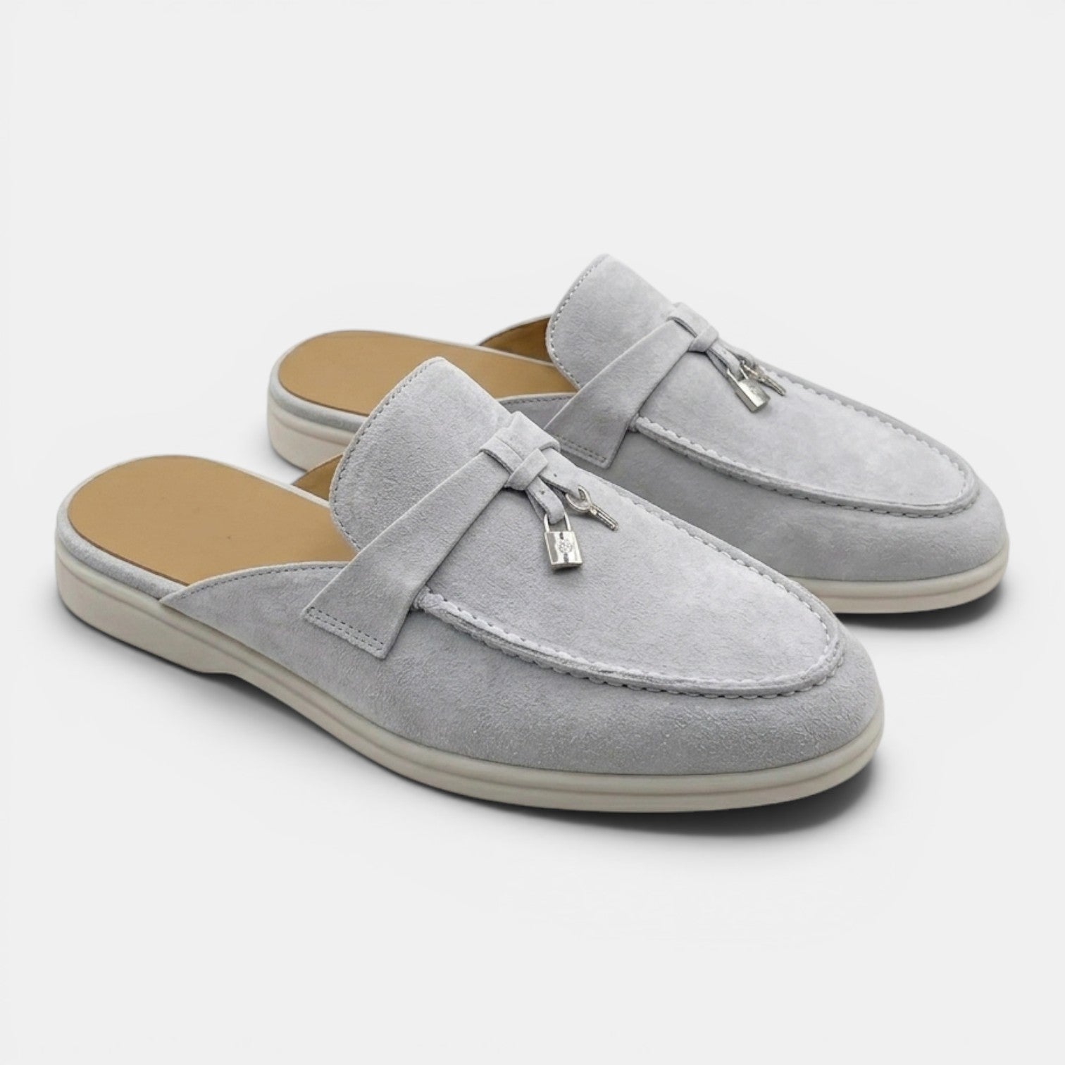 Monvaline | Women’s Comfortable Suede Flat Sandals for Everyday Wear