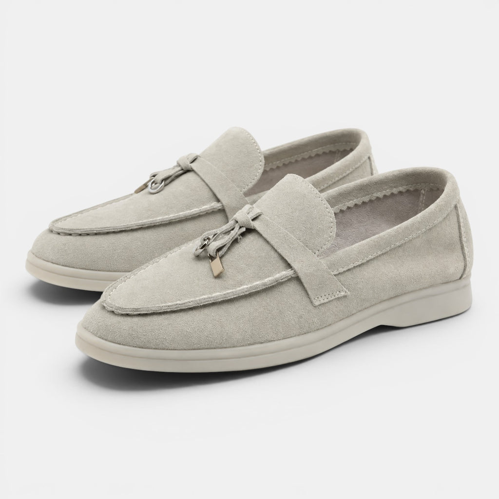 Monvaline | Women’s Comfortable Suede Loafers Flat Slip-On Walking Shoes