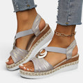 Monvaline | Women’s Comfortable Wedge Sandals Thick Sole Summer Shoes